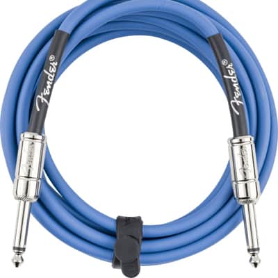 Fender Contour Series Instrument Cable, Straight, 10' ft, Lake Placid Blue image 2