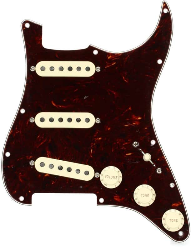 Fender Tex-Mex SSS Pre-wired Stratocaster Pickguard - Tortoise Shell image 1