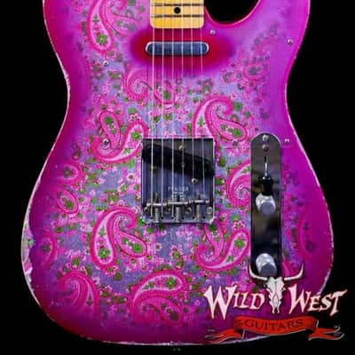 Fender Custom Shop Ron Thorn Masterbuilt 1968 Telecaster Maple Fingerboard Relic Pink Paisley image 1
