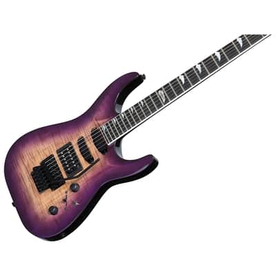 Kramer SM-1 Figured Electric Guitar - Royal Purple Perimeter image 7
