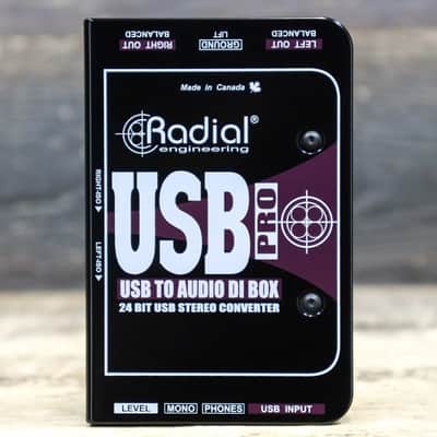 Radial Engineering USB Pro Stereo USB Laptop DI USB-PRO -MINT-in-box! -w/ Free Express Shipping! image 1