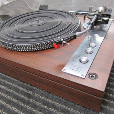 Rare Onkyo CP-700M Turntable Direct Drive turntable,Rosewood,Top Line,Manual Oper image 3