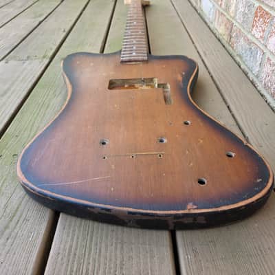 Vintage 1960's Gibson Thunderbird (Non-Reverse) Bass Guitar Husk Project! image 7