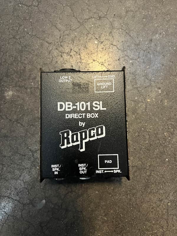 RapCo DB-101 SL DI Box 2010s - Black *USED* image 1