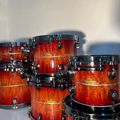 Tama starclassic exotic bubinga 2004 - waterfall bubinga ,,,, image 3