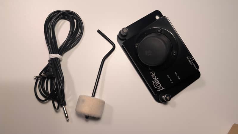Roland KD-7 Kick Trigger with KDB7 Reverse Beater 2010s - Black image 1