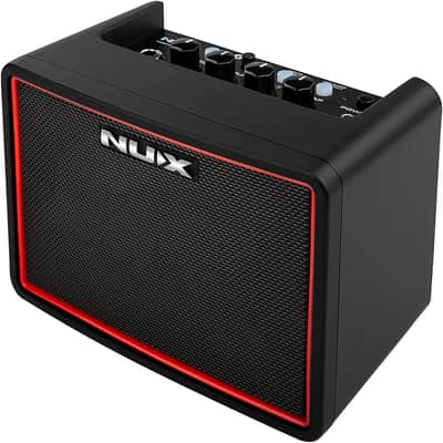 NuX Mighty Lite BT MKII 3-Watt Portable Desktop Modeling Guitar Amp for Guitars and Basses, Black image 5