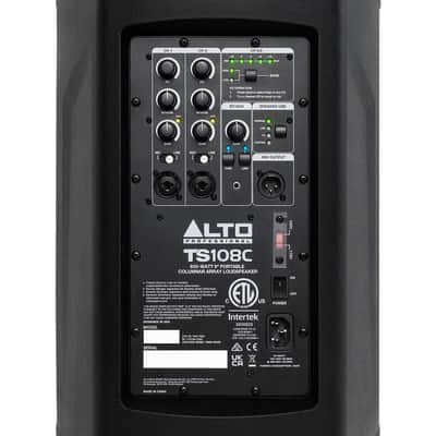 Alto Professional TS108C 600W Portable Column Array PA Speaker Bluetooth DSP image 9