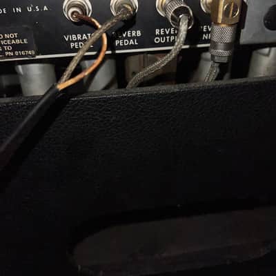 Fender Bandmaster Reverb 2-Channel 40-Watt Guitar Amp Head 1970 - 1975 - Silverface image 7