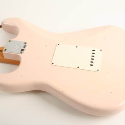 Fender Custom Shop 1956 Stratocaster Journeyman Relic Faded Aged Shell Pink CZ580311 image 10