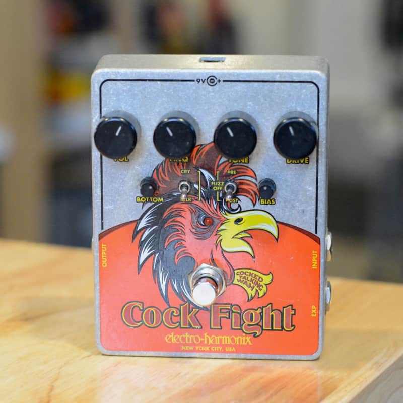 Electro-Harmonix Cock Fight Cocked Talking Wah 2015 - Present - Orange / Gray / Yellow imagen 1