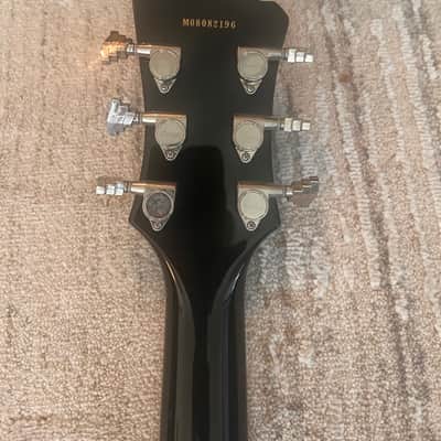 Hagstrom Viking Left-Handed Black w/ factory hard case image 6