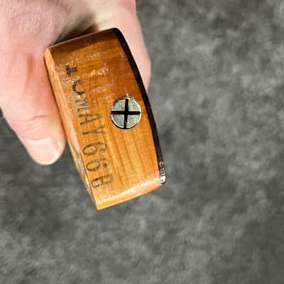 1966 Fender Musicmaster guitar neck flamed maple image 8