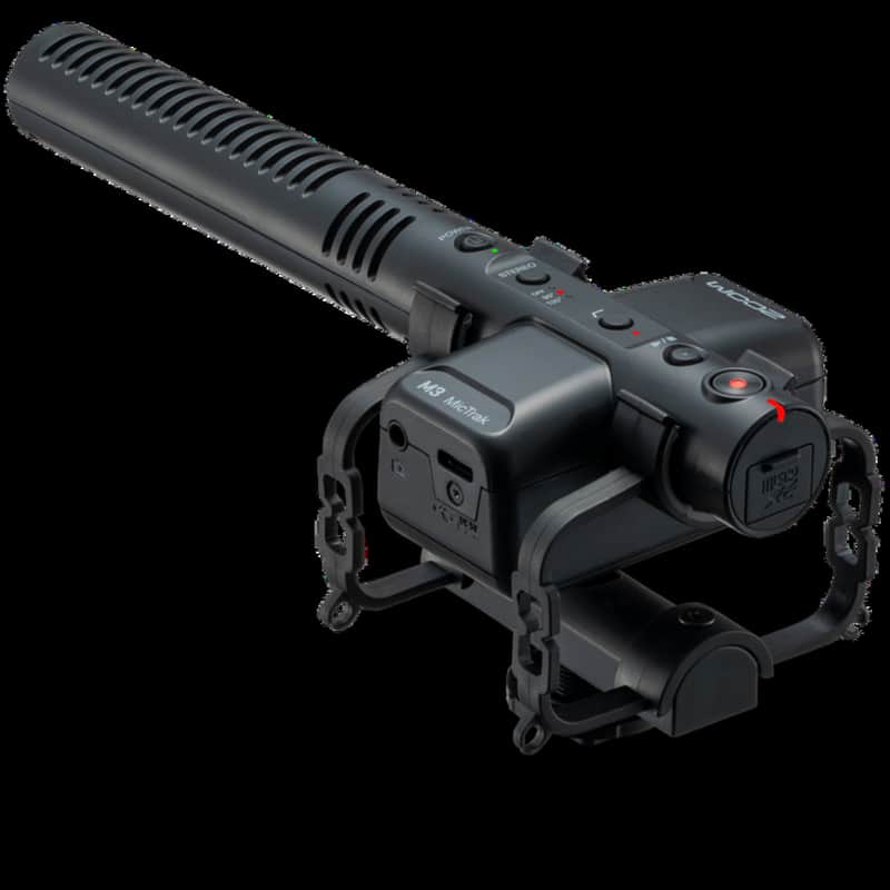 Zoom M3 Mictrak   Registratore A Due Canali In Formato Microfono Shotgun Per V ID Eocamera image 1