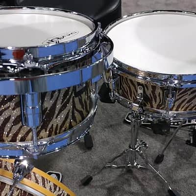 Taye Go Kit 8" / 10" / 12" / 18" / 4x13" Compact 5pc Drum Kit w/ Hardware image 2