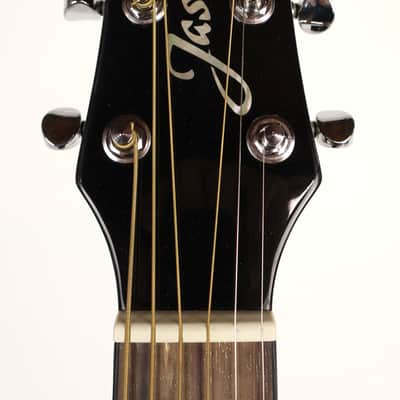 Jasmine JD39CE-BLK Dreadnought Acoustic Electric Guitar. Black Finish image 5