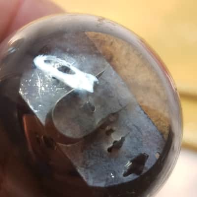 RCA VT-107A tNOS AT1000 TESTED Vacuum Tube greyglass military WWII black plate SC 189A Beam Power 6V6 1941-1945 image 5