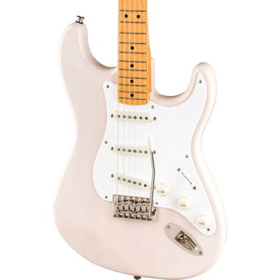 Squier Classic Vibe 50’s Stratocaster Electric Guitar in White Blonde image 1