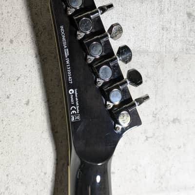 ESP Horizon Kiko 27 Frets Heel Cut 2013 See Thru Black Grass Roots image 14