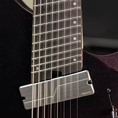 Ibanez Alpha A528 Multi-Scale 8-String Electric Guitar - Coral Mirage with Gig Bag image 11