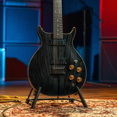 Washburn Hawk 12-String Trans Black image 4