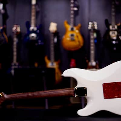 Suhr Classic S Custom Trans White Rosewood Neck & Gold Package 85904 image 10