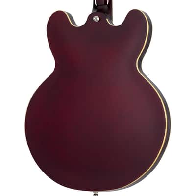 Epiphone Noel Gallagher Riviera Electric Guitar, Dark Wine Red (with Case) image 3