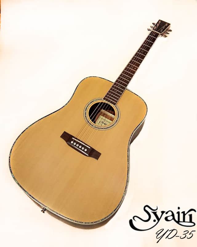S.Yairi YD-35 Solid wood Sitka Spruce & Indian Rosewood Dreadnought acoustic guitar High-quality image 1