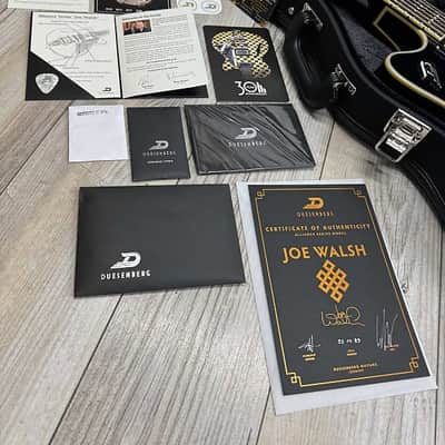 Duesenberg #DAC-JW-BK - Alliance Series Joe Walsh Black Electric Guitar with Case image 20