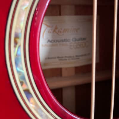 Takamine EG560c Mid-2000s - Red image 15