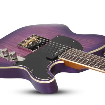 Schecter PT Special Purple Burst Pearl image 5