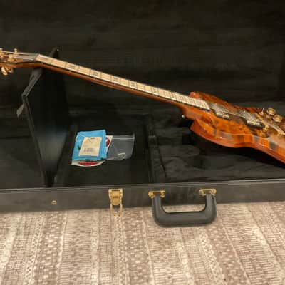 2016 Dean USA Exotic Gran Sport NAMM Show 1-Off Flamed Redwood! w/OHSC image 9