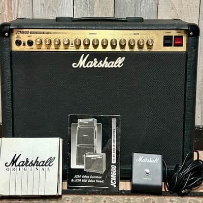 1998 Marshall JCM 600 Model 601 60-Watt 1x12 Guitar Combo - Black, Killer Tube Amp Combo, Made In England ! image 6