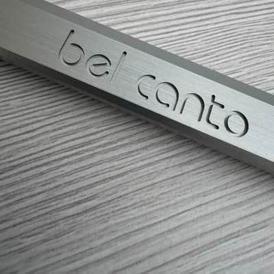 BEL CANTO e.One Beveled Faceplate for DAC / Amp - Silver - New w/ 1 flaw image 2