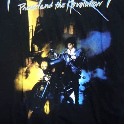prince purple rain vintage 1990s M/L tee - fender telecaster parade controversy emancipation r&b rock image 1