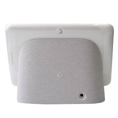 Google Nest Hub 2nd Gen - Smart Home Display with Google Assistant - Chalk + 2x Google Nest Video Battery Doorbell White image 3