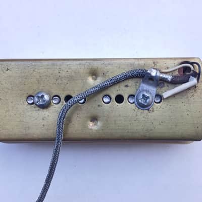 1968-72 Gibson P-90 Soapbar Guitar Pickup Clear Bobbin & Cream Cover 8.3k Ohms image 5