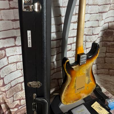 Fender Custom Shop Stratocaster LIMITED EDITION Big Head 1966 Super Heavey Relic Tri-Color-Sunburst image 22