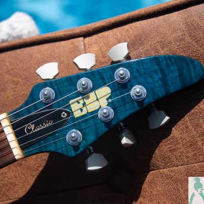 Late 90's ESP Horizon Custom Classic - Neck Through - See Through Blue w a KILLER AAA Flamed Maple Top - Made In Japan - Pro Set Up w Perfect Frets/Action/Intonation! image 3