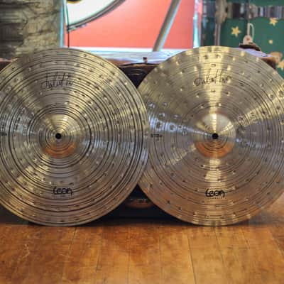 Leon Cymbals 15" Hammer Hats Hi-Hat Cymbals 1035/1215g image 1