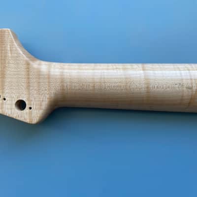 Musikraft Strat style Maple with Rosewood Fretboard 24 3/4" Scale LSR Nut 2024 - Gloss Nitrocellulose image 19
