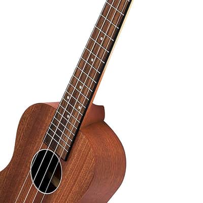 Ortega Guitars, 4-String Timber Series Concert Acoustic-Electric Ukulele w/Bag, Right (RFU11SE) image 9
