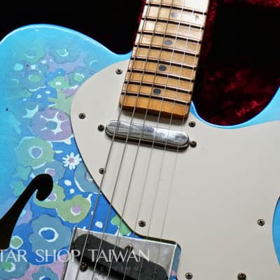 2018 Fender Custom Shop NAMM Limited Edition 50's Thinline Telecaster Relic-Blue Flower. image 6