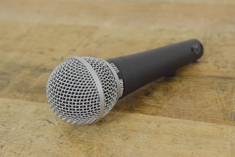 Shure SM48 Cardioid Dynamic Vocal Microphone (church owned) CG00HS7 image 1
