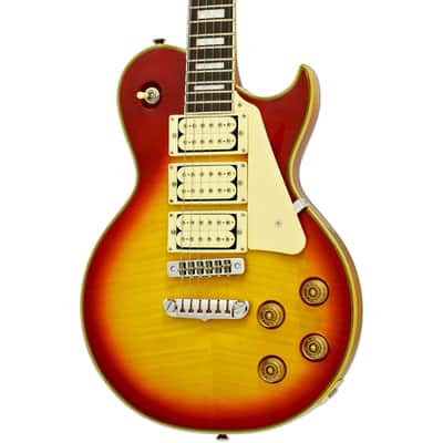 Aria Pro II Electric Guitar - Aged Cherry Sunburst image 3