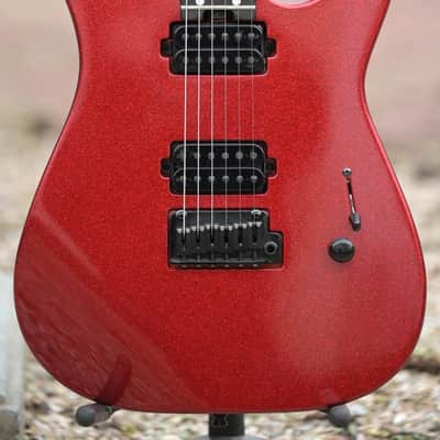 Charvel Custom Shop Limited Edition DK24, Bare Knuckle PU - Red Sparkle image 1