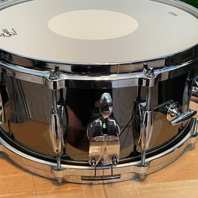 Gretsch G4164SS USA Custom Solid Steel 6.5x14" 10-Lug Snare Drum 2012 - Present - Black Nickel-Plated image 2