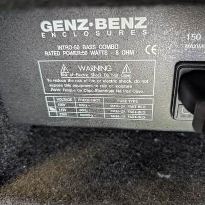 Genz-Benz Intro 50 Bass Combo Amplifier image 5