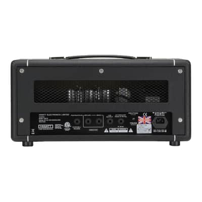 Hiwatt T-Series TB20/10 20/10-Watt Tube Guitar Amplifier Head - Black image 3