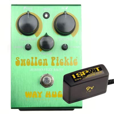 Way Huge WHE401S Swollen Pickle Jumbo Fuzz MkII Bundle w/ Truetone 1 Spot Space Saving 9v Adapter image 1